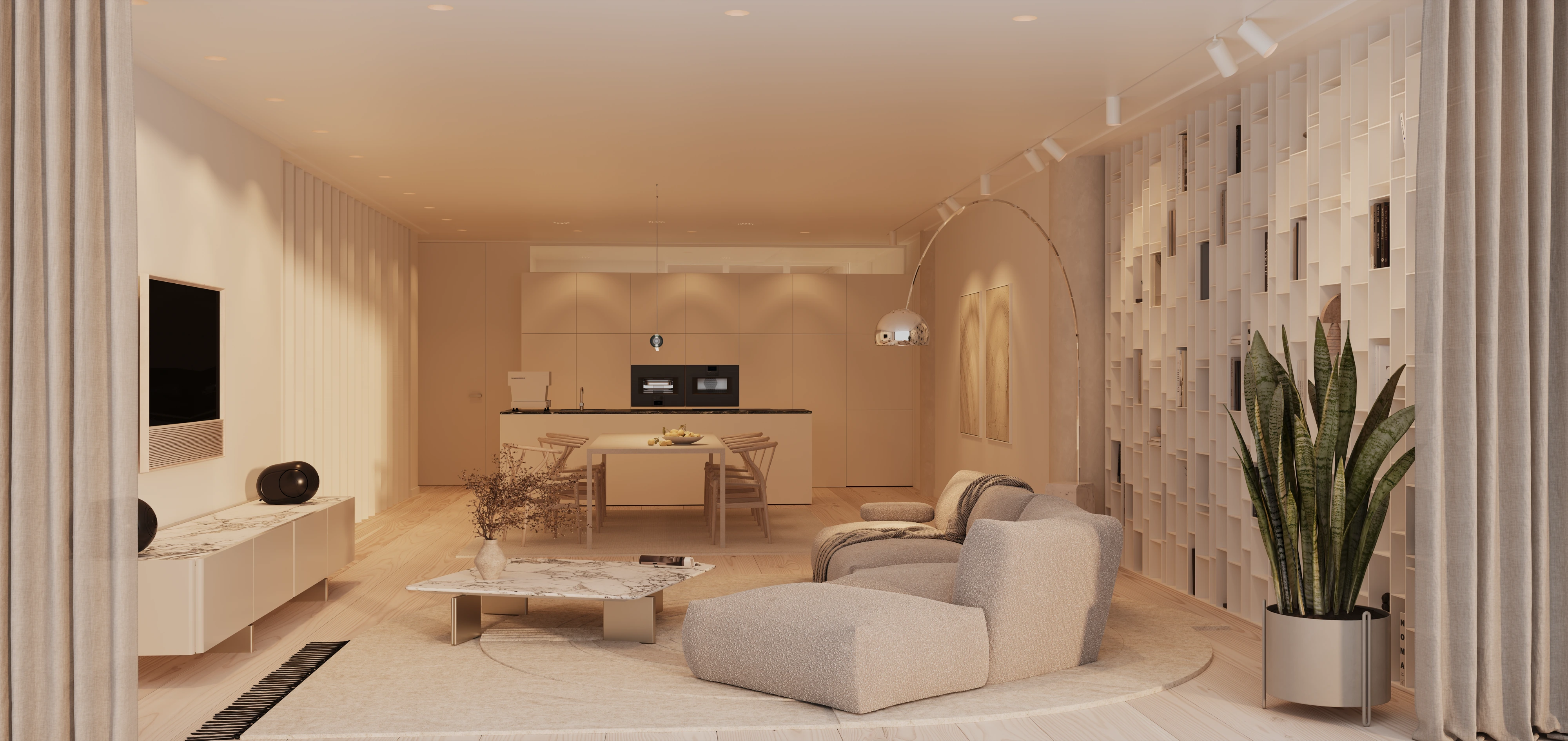 Parkstraat 14a, viewbox-render door Vesthof